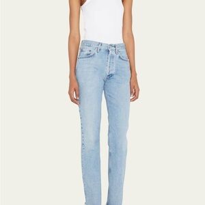 Agolde Light Blue Lana Straight Leg Jeans
